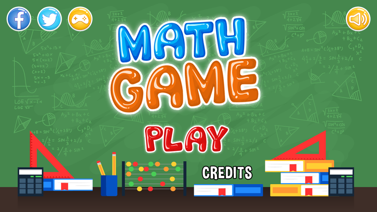 Math Game HTML5 - Construct 2 & 3 (.capx + .c3p + source-code) by jmneto