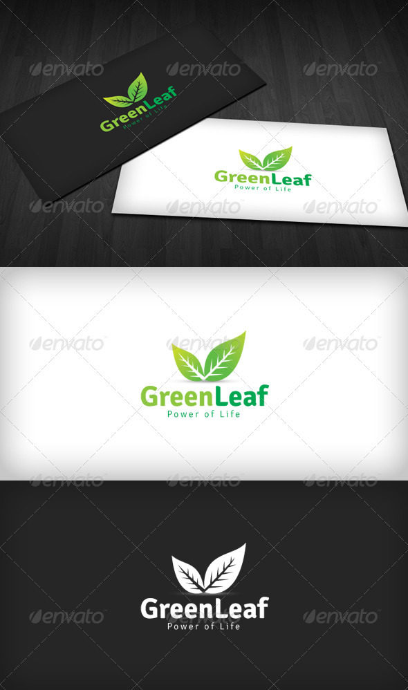 Green Leaf Logo - Nature Logo Templates