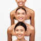 Group Of Diverse Women Standing And Posing Over White Background Stock  Photo by Prostock-studio