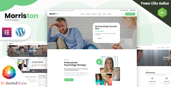 Morriston – Psychologist & Counseling WordPress Theme