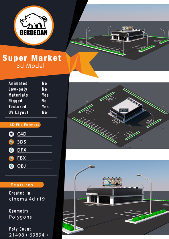 Supermarket - 3Docean 26077028