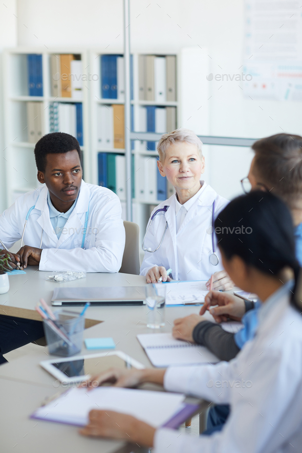 Group of Doctors at Meeting