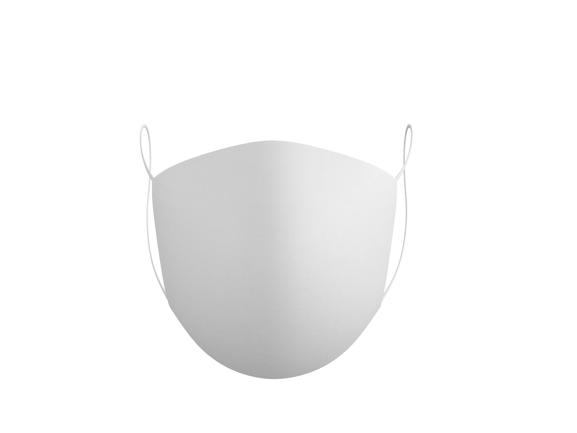 White Surgical Mask by BariaCG | 3DOcean