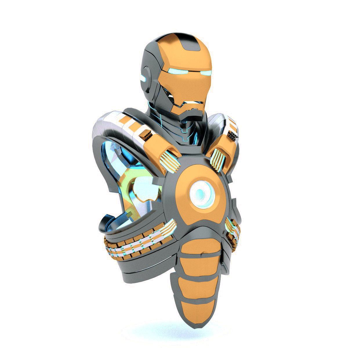 Iron Man Suit Concept Design By Blackphoenih 3docean