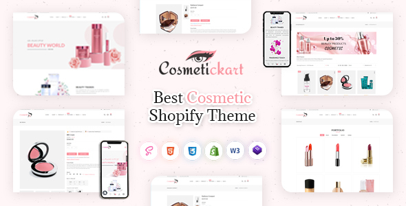 CosmeticKart- BeautyCosmetics Shopify - ThemeForest 26080164