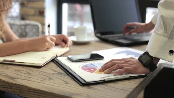 Businessman Analyze the Business Growth