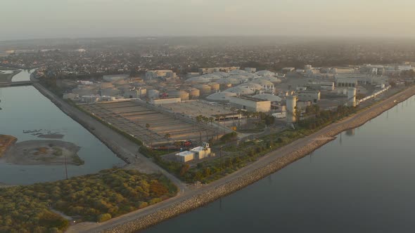 Gliding Towards The Water Treatment Plant