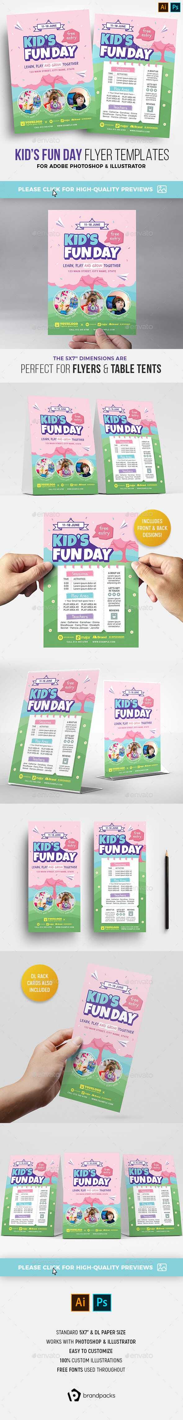 Kid's Fun Day Flyer Template