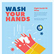 Washing Hand Campaign Poster, Print Templates | GraphicRiver