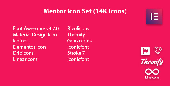 Mentor Icon Set – Icon Pack Addon For Elementor Page Builder