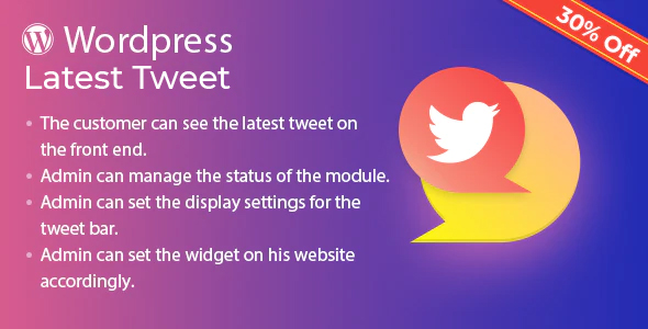 Latest Tweet Plugin - CodeCanyon 22234813