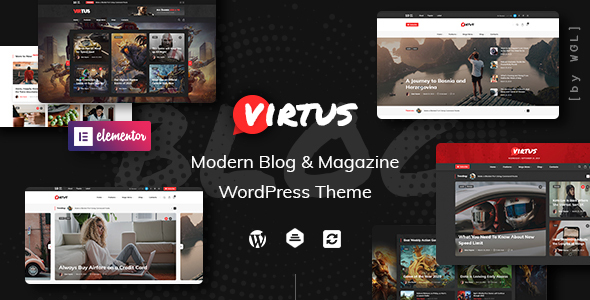 Virtus – Modern Blog & Magazine WordPress Theme