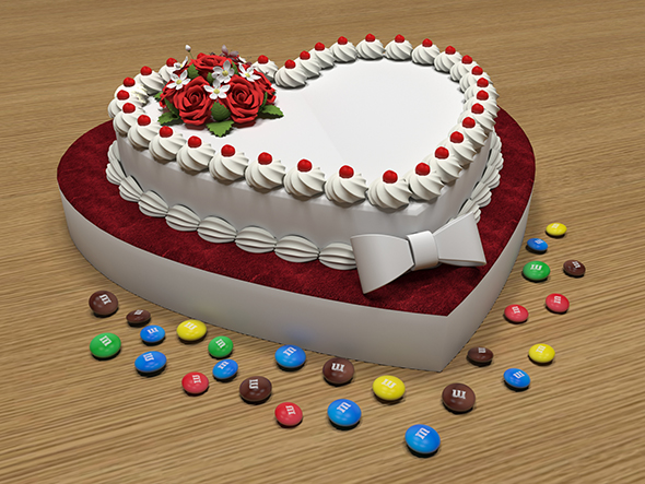 Love Cake 3D - 3Docean 26112974