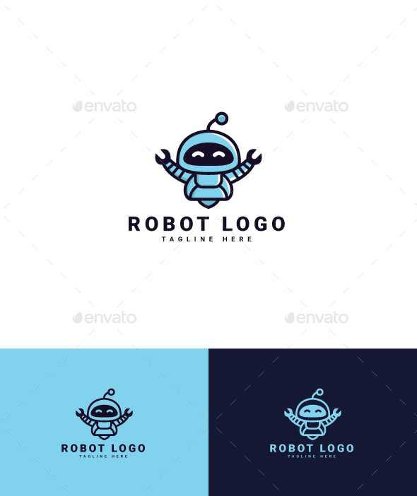 Robot Logo By Hertbrar Graphicriver