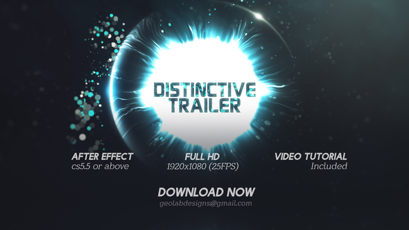 Distinctive Cinematic TrailerlParticles - VideoHive 26114886