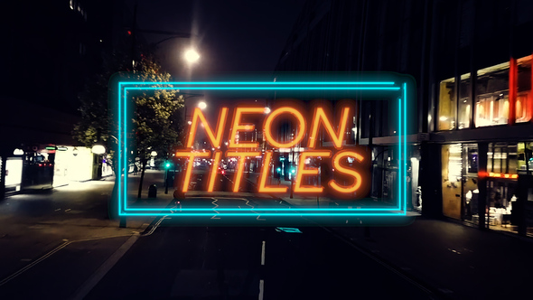 Neon Titles Promo