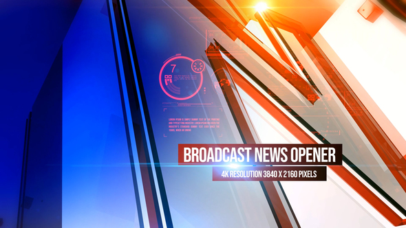 Broadcast News Opener - VideoHive 26117860