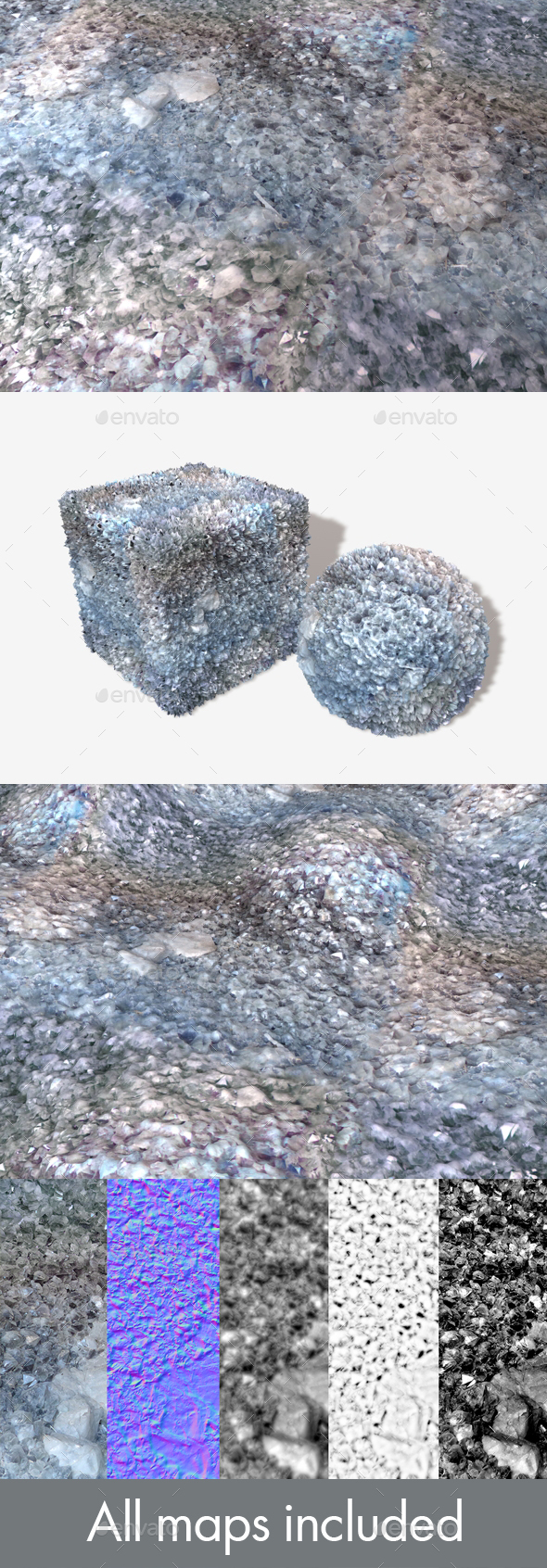 Ice Crystal Seamless - 3Docean 26118521