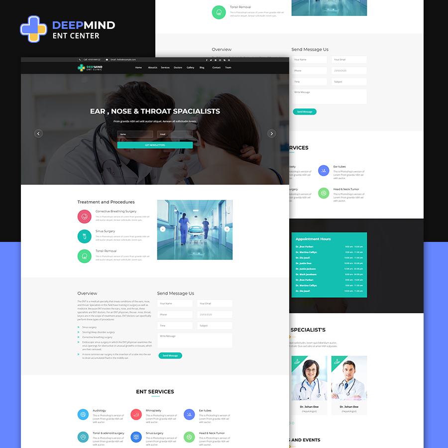 DeepMind Coronavirus, Hospital and Heath HTML Template - 7