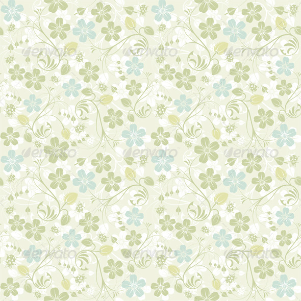 Flower seamless pattern