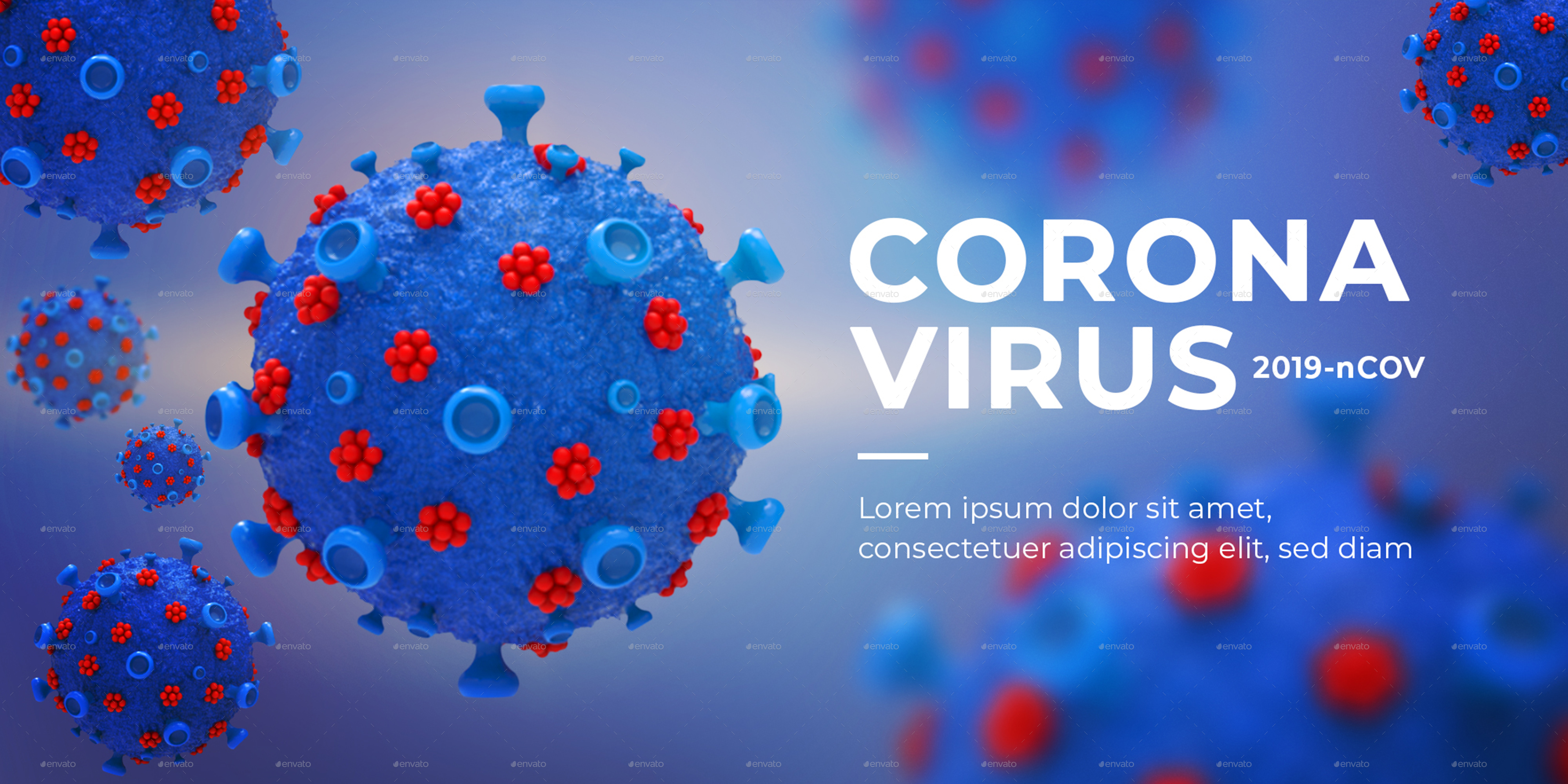 Corona Virus 3d Scene Creator Background, Graphics | GraphicRiver