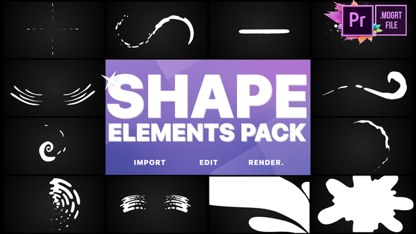 Shapes Collection | Premiere Pro MOGRT
