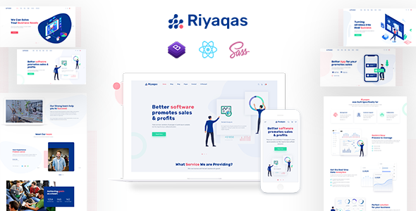 Riyaqas - SaasSoftware - ThemeForest 25909099