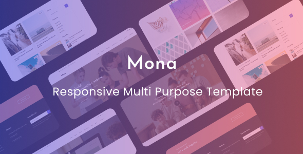 Mona - Responsive Multi Purpose Template