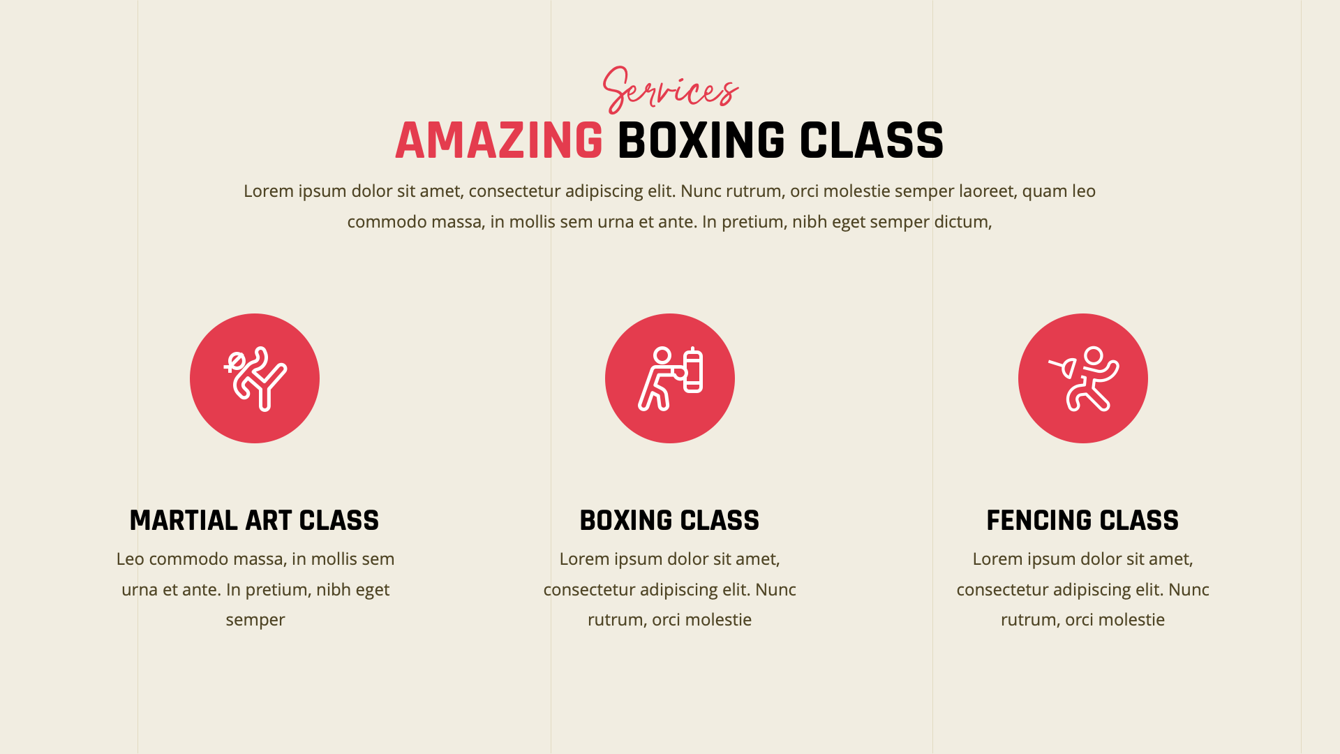 ROCKIE - Boxing & Martial Art Powerpoint Template, Presentation Templates