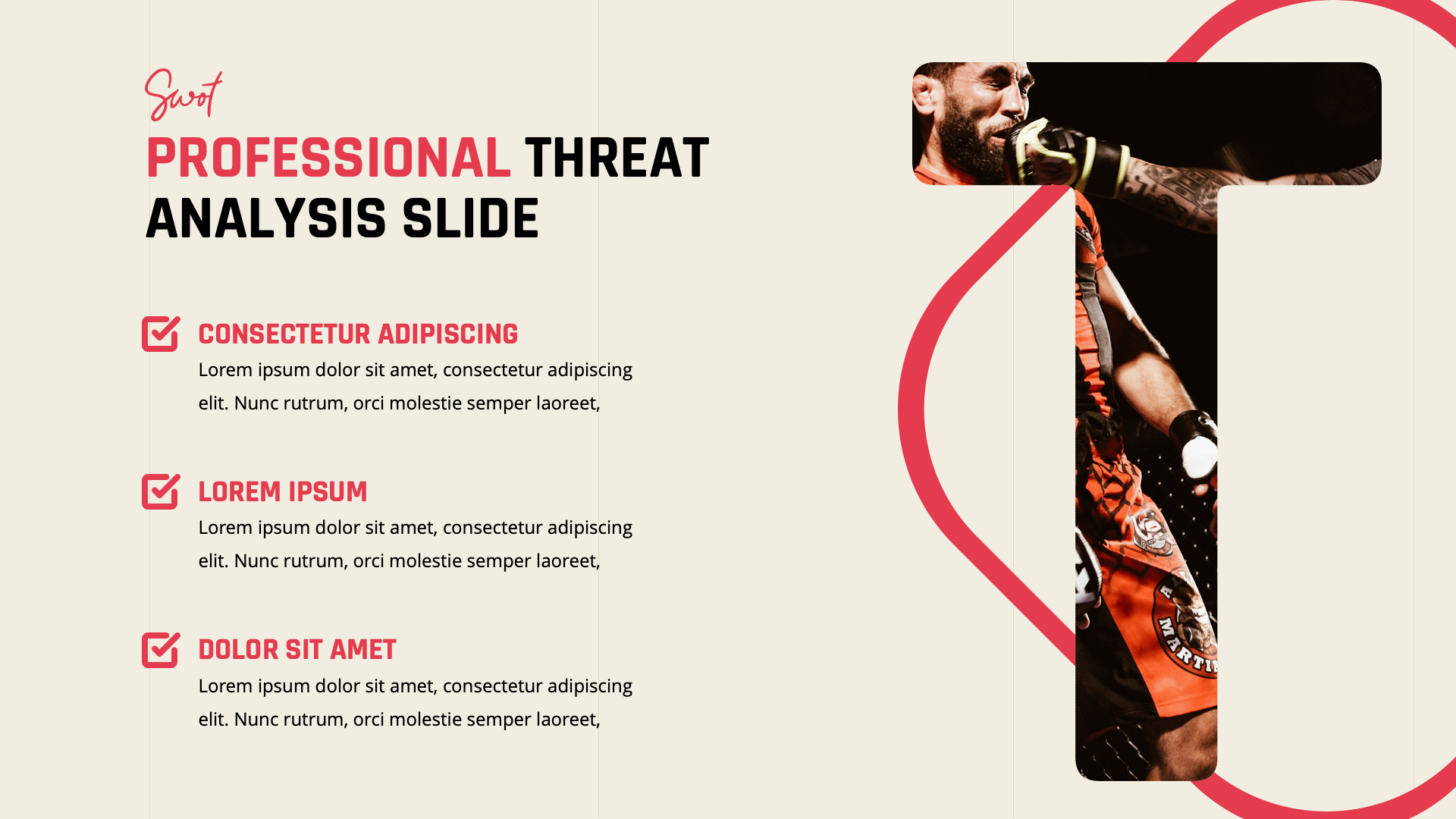 ROCKIE - Boxing & Martial Art Keynote Template, Presentation Templates
