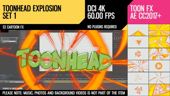 Toonhead (Explosion FX - VideoHive 26141570