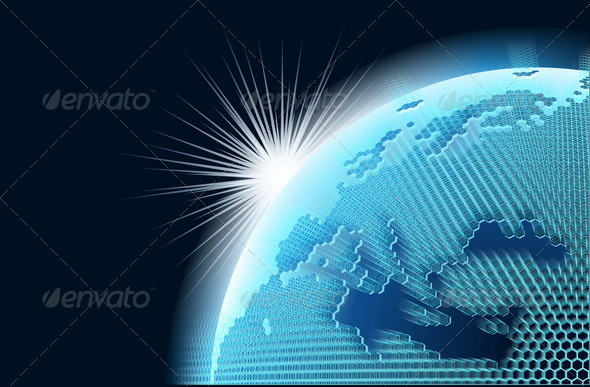 Cellular Network theme - Communications Technology