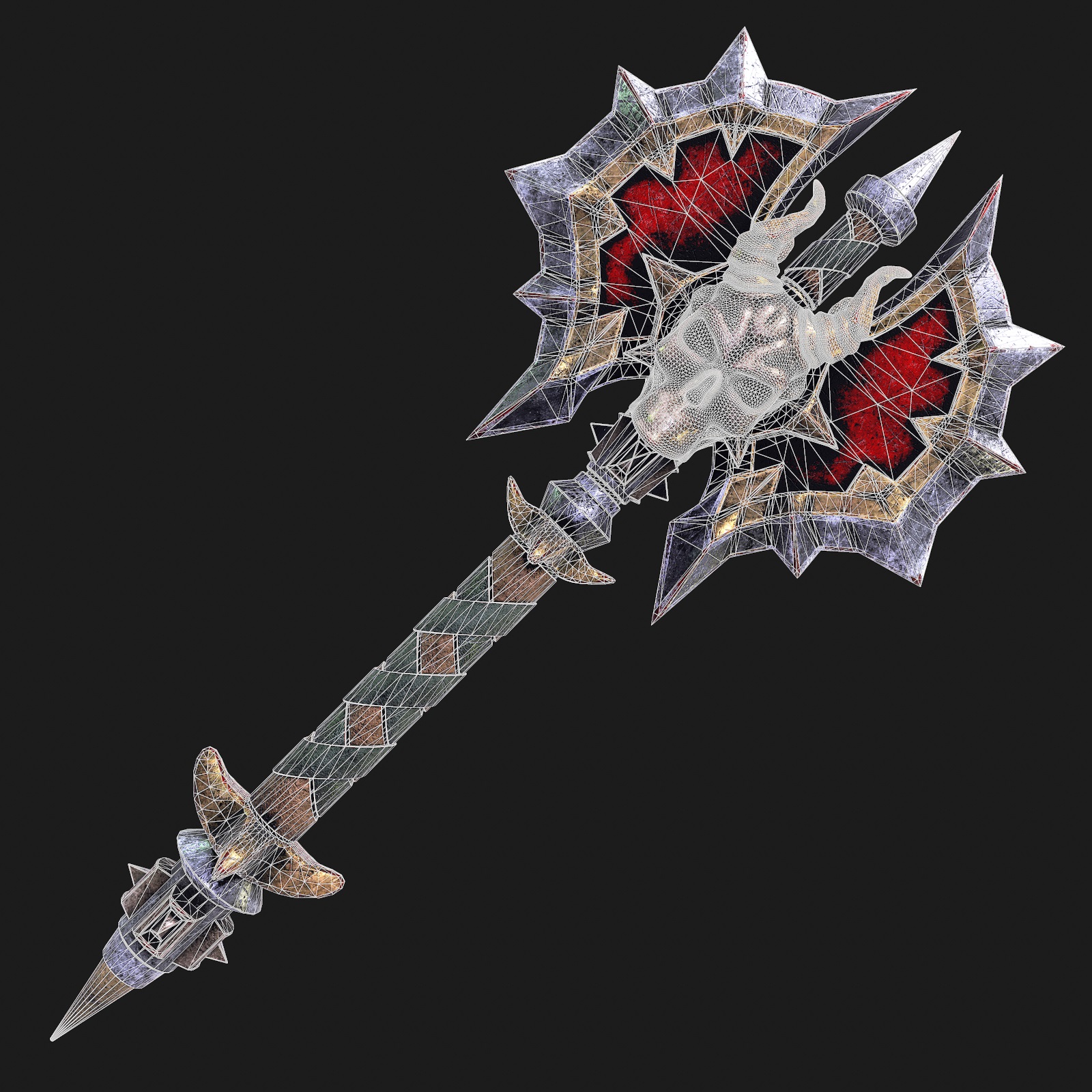 Fantasy axe 2 3d model by Nicu_Tepes | 3DOcean