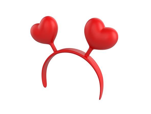 Heart Headband - 3Docean 26147696