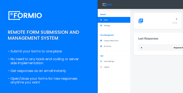 Formio - Remote Form Submisson and Management System