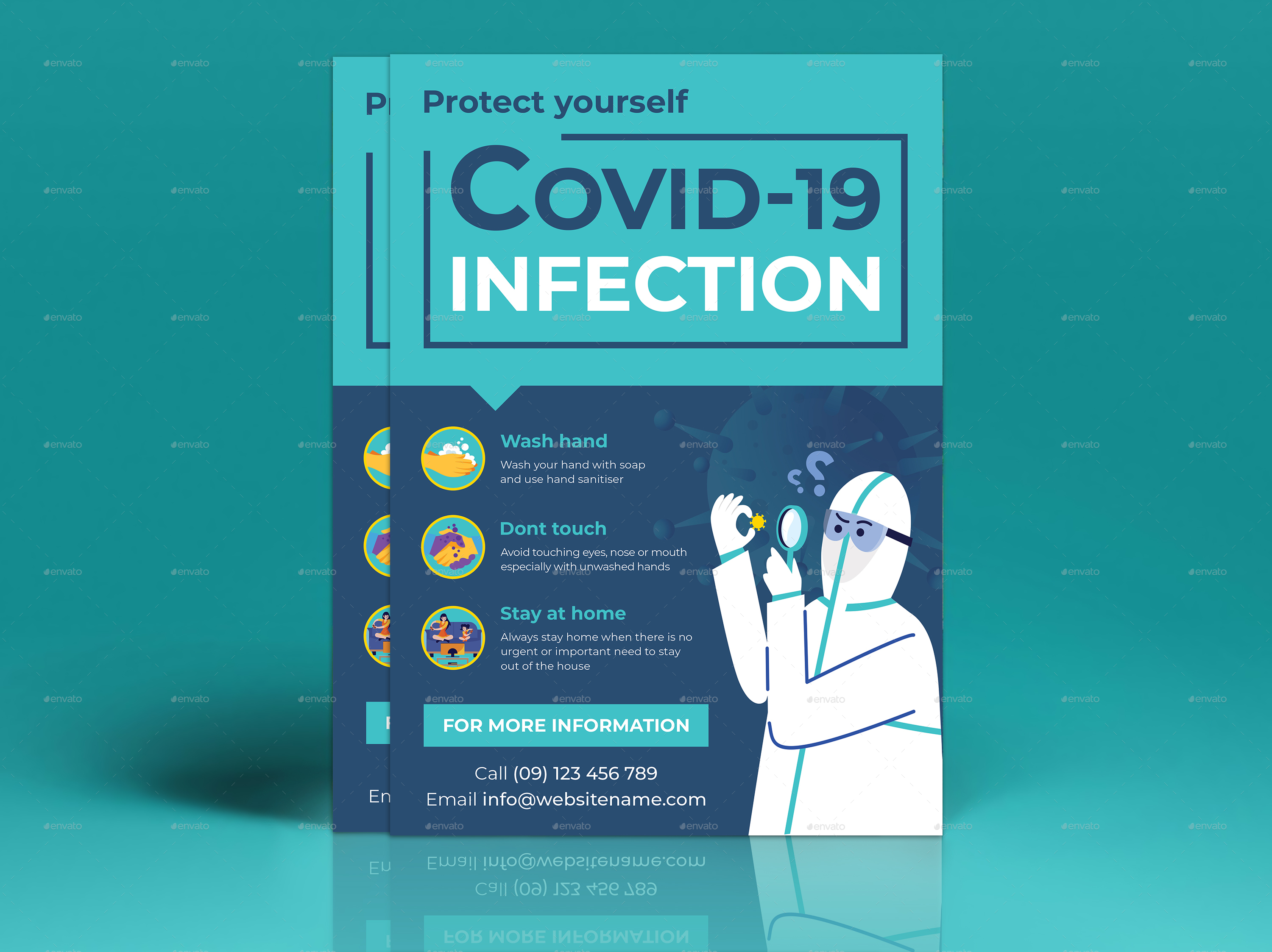 Virus Campaign Flyer Templates