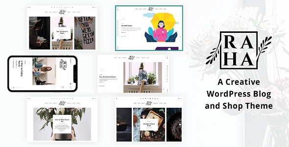 Raha – Creative WordPress Theme