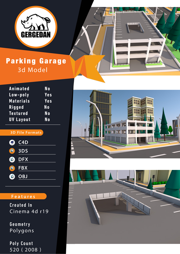 Parking Garage - 3Docean 26153566