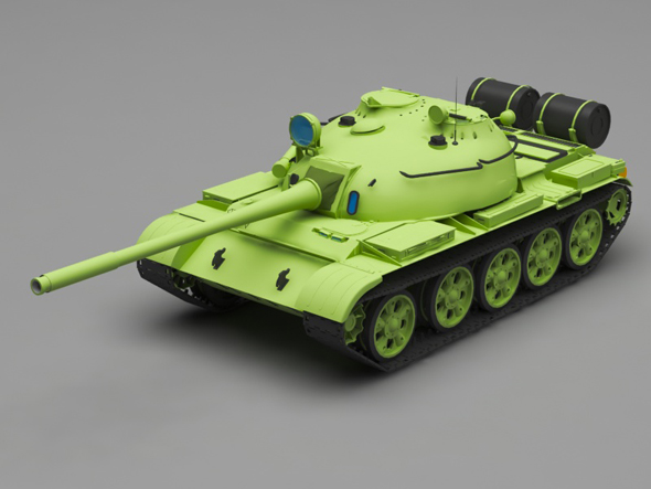 Tank T -55 - 3Docean 26153628