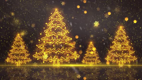 Christmas Trees Background 8 alt