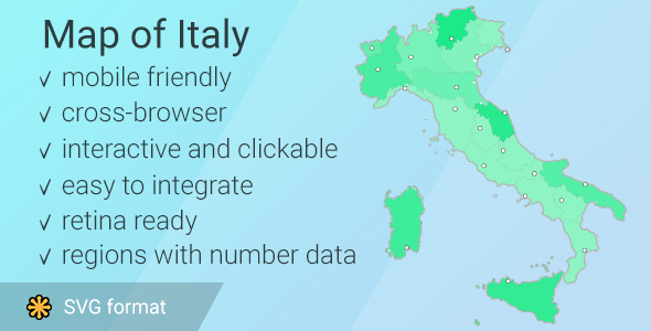 Map of Italy