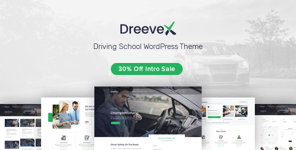 DreeveX – Driving School WordPress Theme