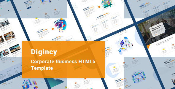 Exceptional Digincy – Corporate Business Bootstrap 5 Template