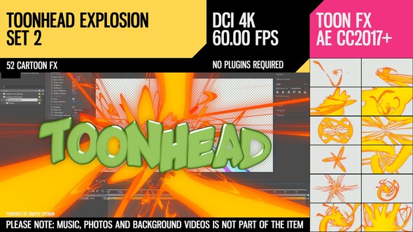 Toonhead (Explosion FX - VideoHive 26181772