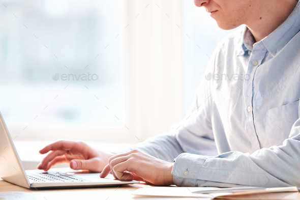 Analyzing internet resources - Stock Photo - Images