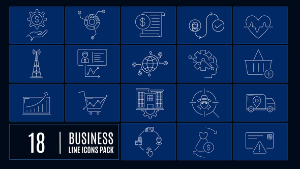 Business  Line Icons