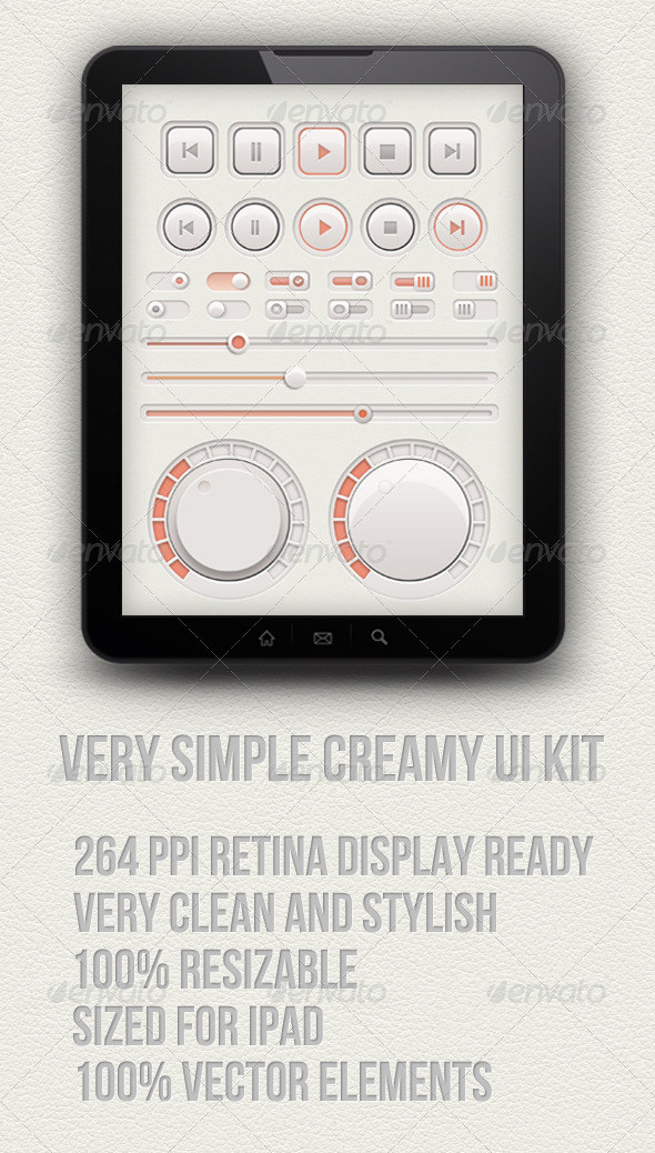Creamy Audio Ui Kit - User Interfaces Web Elements
