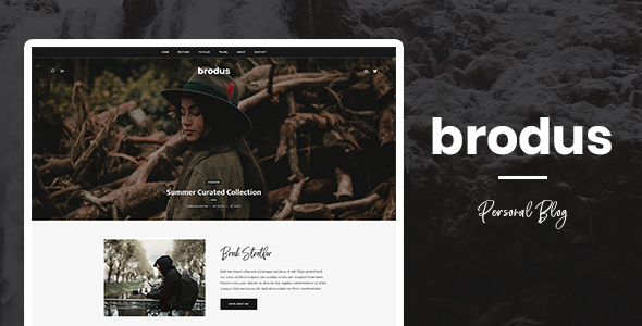 Brodus - Personal Blog WordPress Theme