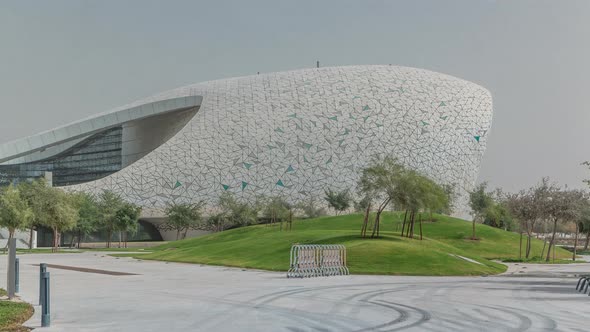 View of the Education City Complex Timelapse Launched By the Qatar Foundation in Doha alt