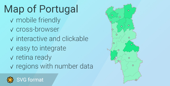 Map of Portugal